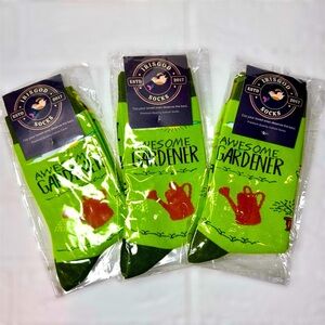 New “I'd Rather Be Gardening” Socks Green Casual Socks for Effortless Style